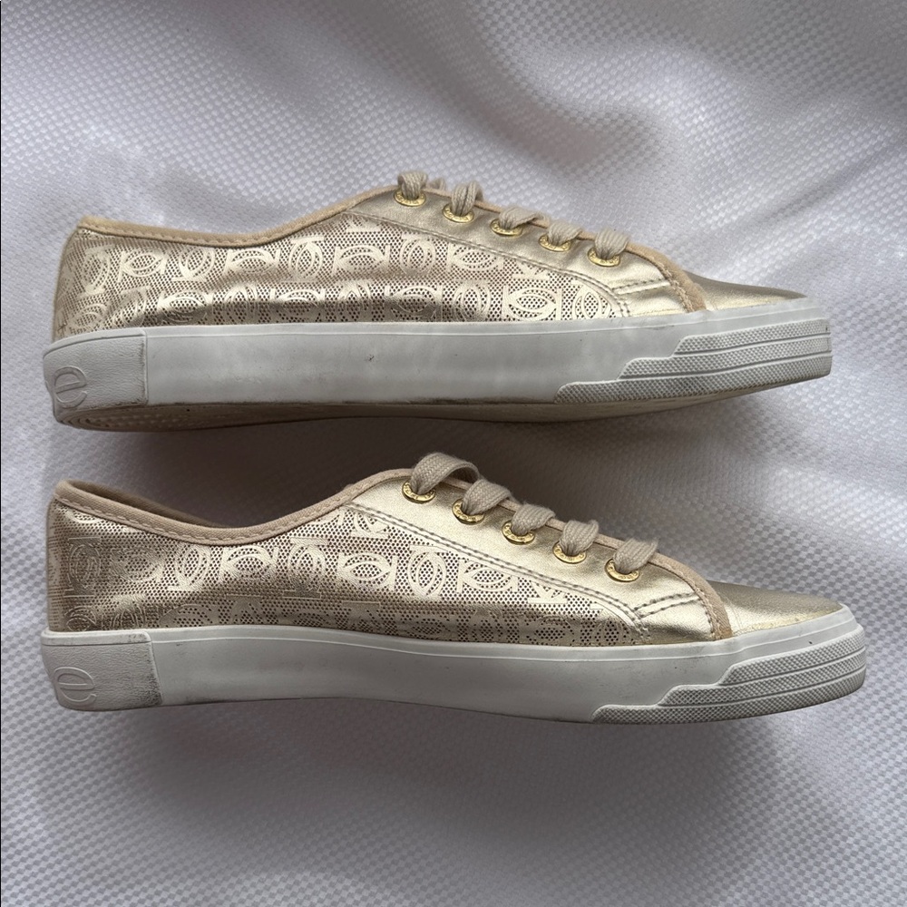 Bebe Metallic Gold Women's Sneakers